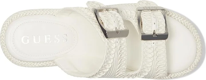 GUESS Binks Women's Wedge Shoes Ivory : 6 M, Rubber - Image 2