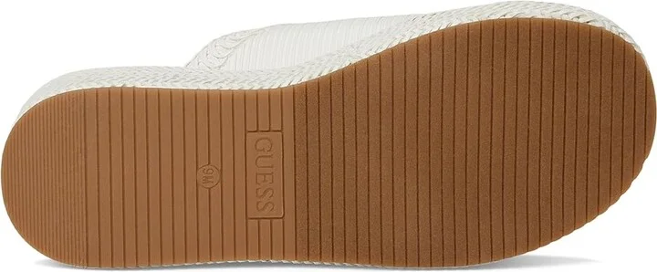 GUESS Binks Women's Wedge Shoes Ivory : 6 M, Rubber - Image 3