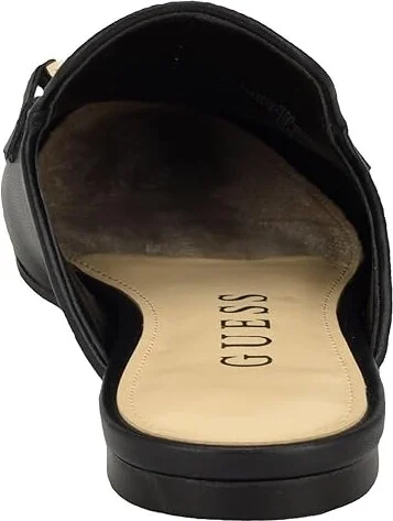 GUESS Bommiya Women's Flat Shoes Black : 5.5 M, Leather/Suede/Synthetic - Image 4