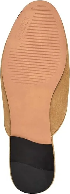GUESS Bommiya Women's Flat Shoes Medium Natural : 6 M, Leather/Suede/Synthetic - Image 3