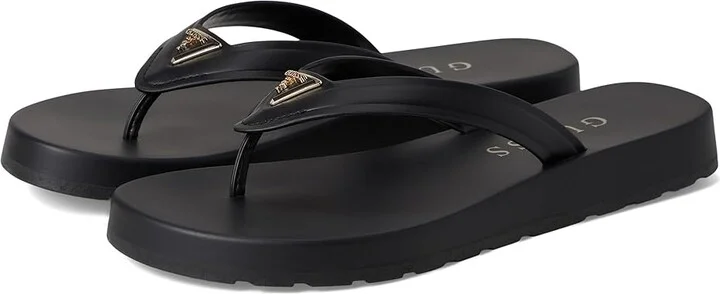 GUESS Candry Women's Wedge Shoes Black : 10 M, Rubber/Synthetic