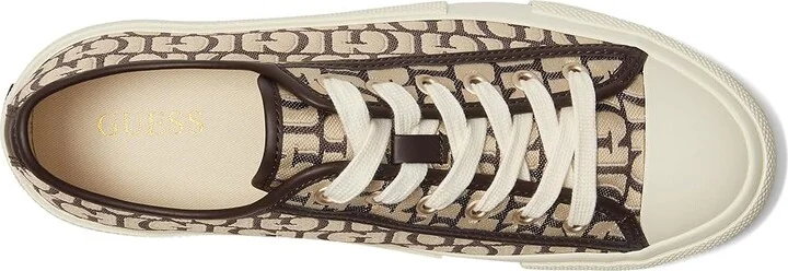 GUESS Carey Women's Shoes Dark Brown Logo : 7.5 M, Suede - Image 2