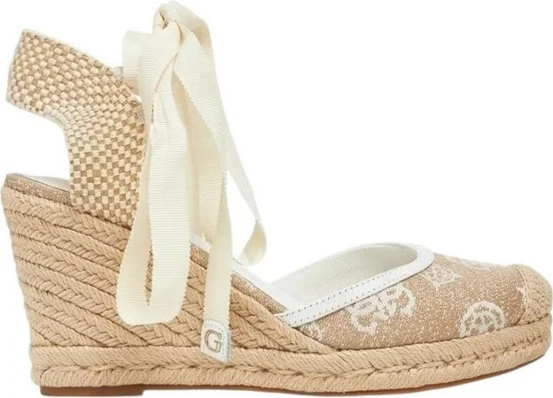 Guess Charmi Ankle-Tied Wedge Espadrilles