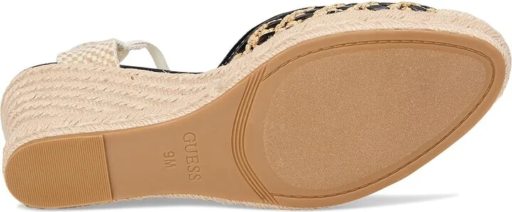 GUESS Cylenam Women's Wedge Shoes Black : 10 M, Synthetic - Image 3
