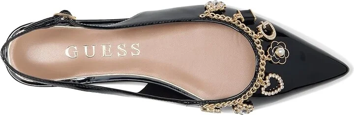 GUESS Daisee Women's Flat Shoes Black Synthetic : 6.5 M, Rubber - Image 2