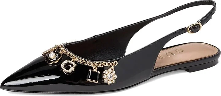 GUESS Daisee Women's Flat Shoes Black Synthetic : 6.5 M, Rubber - Image 5