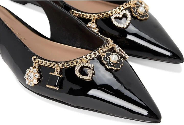 GUESS Daisee Women's Flat Shoes Black Synthetic : 6.5 M, Rubber - Image 7