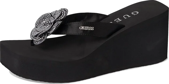 GUESS Damani Women's Wedge Shoes Black : 8 M, Synthetic - Image 5