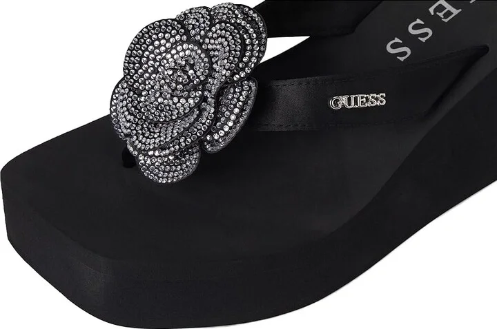 GUESS Damani Women's Wedge Shoes Black : 8 M, Synthetic - Image 7