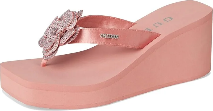 GUESS Damani Women's Wedge Shoes Light Pink : 10 M, Synthetic - Image 5