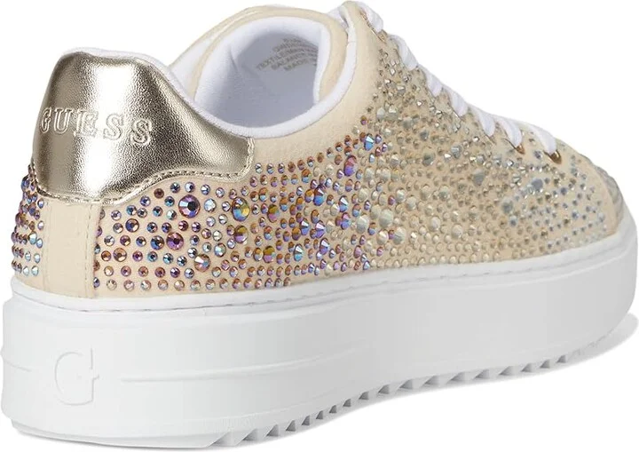 GUESS Denesa Women's Shoes Gold Gliter : 8.5 M, Synthetic - Image 4
