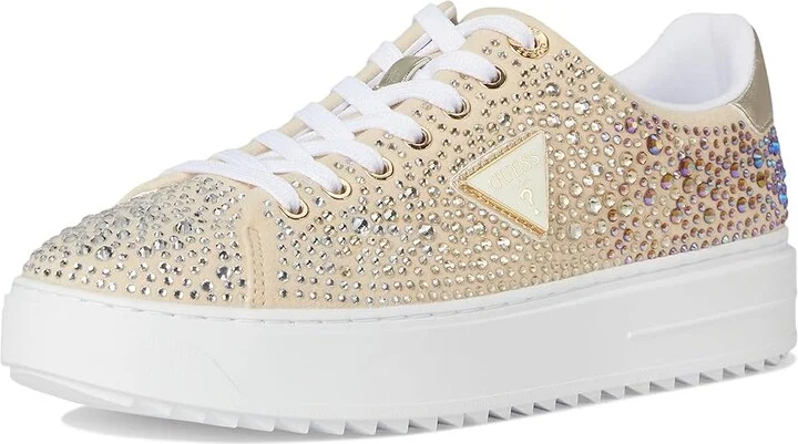 GUESS Denesa Women's Shoes Gold Gliter : 8.5 M, Synthetic - Image 5