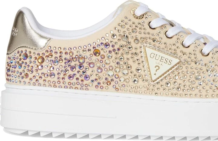 GUESS Denesa Women's Shoes Gold Gliter : 8.5 M, Synthetic - Image 7