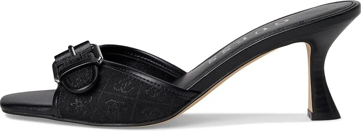 GUESS Dista Women's Sandals Black Logo : 9.5 M, Faux Leather/Textile - Image 6