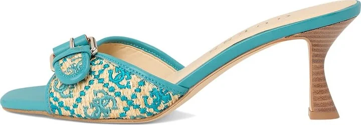 GUESS Dista Women's Sandals Light Blue : 5 M, Faux Leather/Textile - Image 6