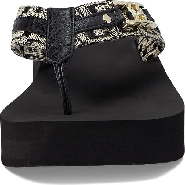 GUESS Ediva Women's Sandals Black : 9 M, Synthetic/Textile - Image 2