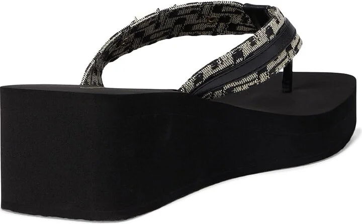 GUESS Ediva Women's Sandals Black : 9 M, Synthetic/Textile - Image 4