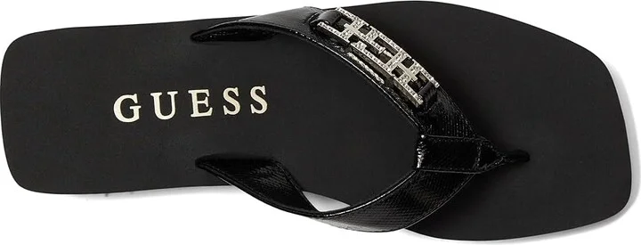 GUESS Elowen Women's Wedge Shoes Black : 10 M - Image 2