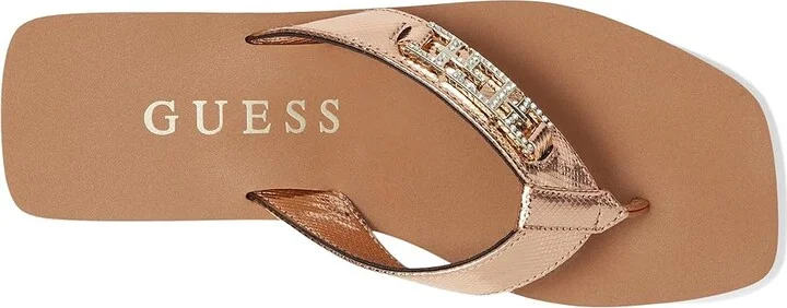 GUESS Elowen Women's Wedge Shoes Bronze : 8 M - Image 2