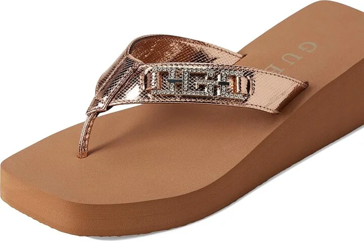 GUESS Elowen Women's Wedge Shoes Bronze : 8 M - Image 7
