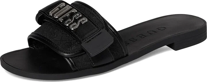 GUESS Elyze Women's Sandals Black : 6.5 M, Synthetic - Image 5