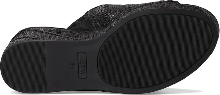 GUESS Evenz Women's Wedge Shoes Black : 8 M - Image 3