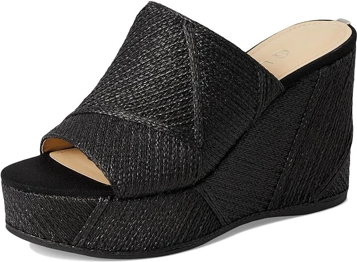GUESS Evenz Women's Wedge Shoes Black : 8 M - Image 5