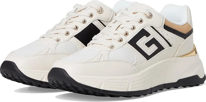 GUESS Fonzi Women's Shoes Ivory Synthetic : 10 M, Rubber