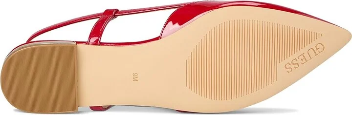 GUESS Franie Women's Flat Shoes Red Synthetic : 7.5 M, Rubber - Image 3