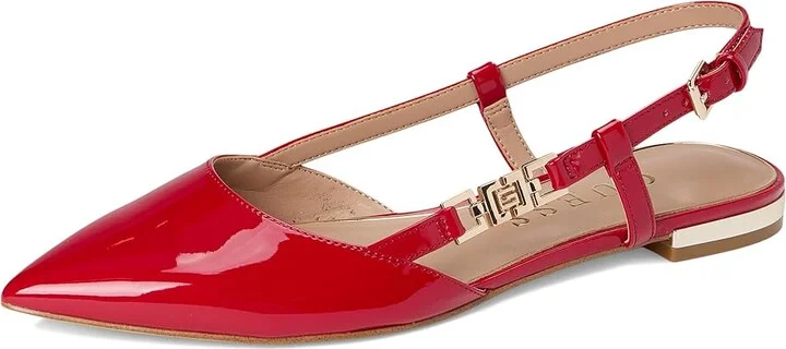 GUESS Franie Women's Flat Shoes Red Synthetic : 7.5 M, Rubber - Image 5