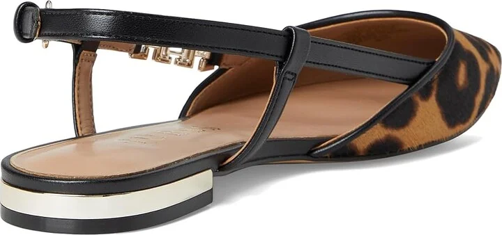 GUESS Franiely Women's Flat Shoes Brown Genuine Cow Leather : 8 M, Rubber - Image 4