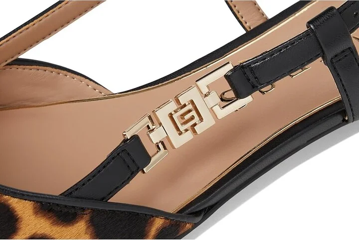 GUESS Franiely Women's Flat Shoes Brown Genuine Cow Leather : 8 M, Rubber - Image 7