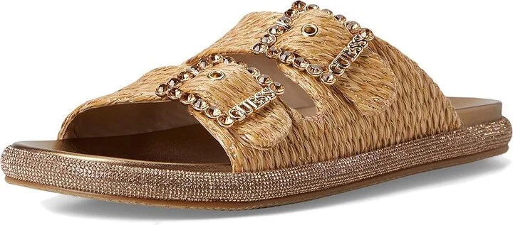 GUESS Funzy Women's Wedge Shoes Light Natural : 7 M, Rubber/Synthetic - Image 5
