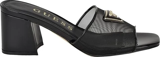 GUESS Gables Women's Sandals Black : 8 M, Synthetic - Image 6