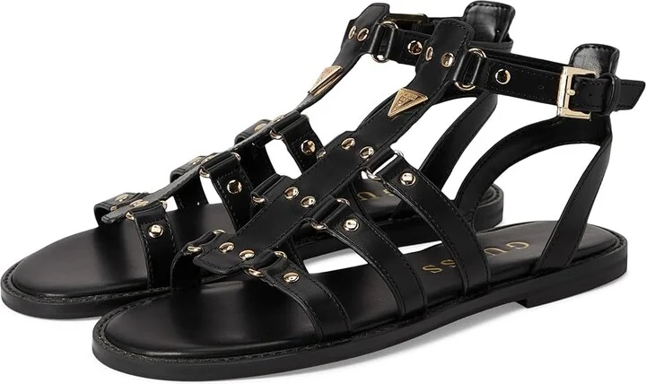 GUESS Graydee Women's Wedge Shoes Black : 7 M, Rubber