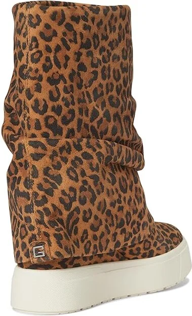GUESS Guinna Women's Boots Leopard : 6 M, Denim - Image 4