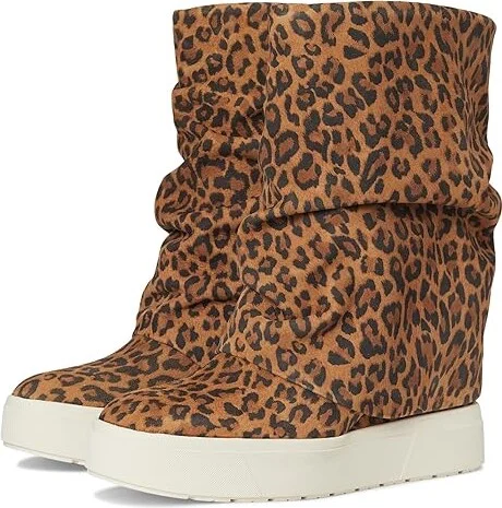 GUESS Guinna Women's Boots Leopard : 6 M, Denim