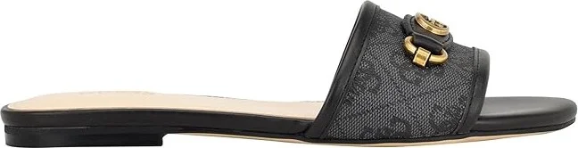 GUESS Hammi Women's Sandals Black Logo : 6.5 M, Synthetic/Textile - Image 6