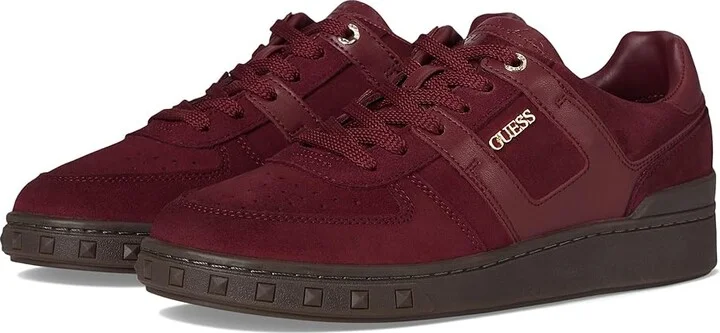 GUESS Inart Women's Shoes Dark Red Suede : 10 M
