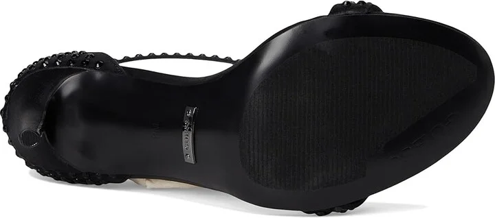 GUESS Kabaile Women's Sandals Black Satin : 9.5 M, Satin/Synthetic - Image 3