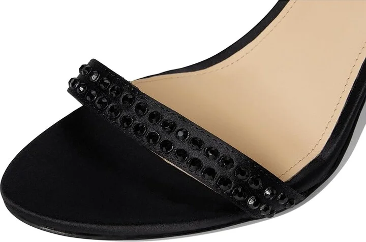 GUESS Kabaile Women's Sandals Black Satin : 9.5 M, Satin/Synthetic - Image 7