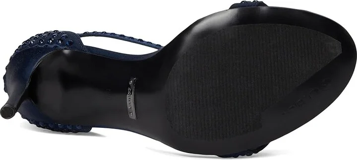 GUESS Kabaile Women's Sandals Navy Satin : 7 M, Satin/Synthetic - Image 3