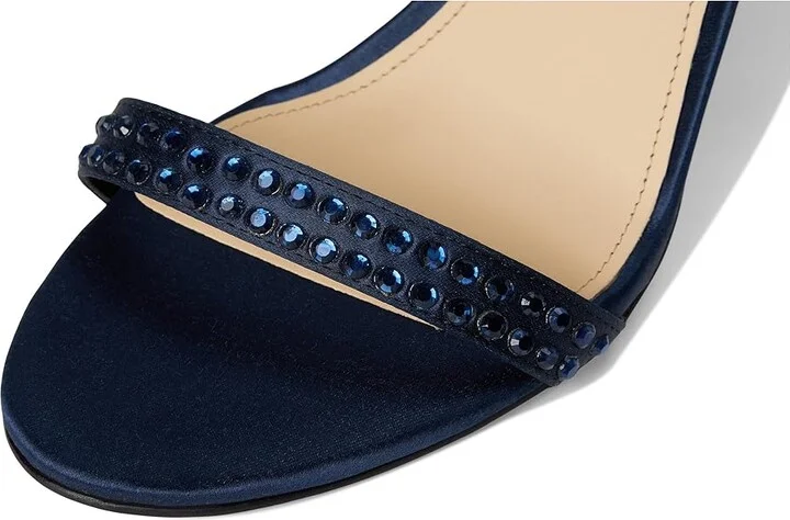 GUESS Kabaile Women's Sandals Navy Satin : 7 M, Satin/Synthetic - Image 7