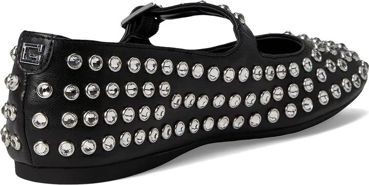 GUESS Kalidal Women's Flat Shoes Black Faux Leather : 9 M - Image 4