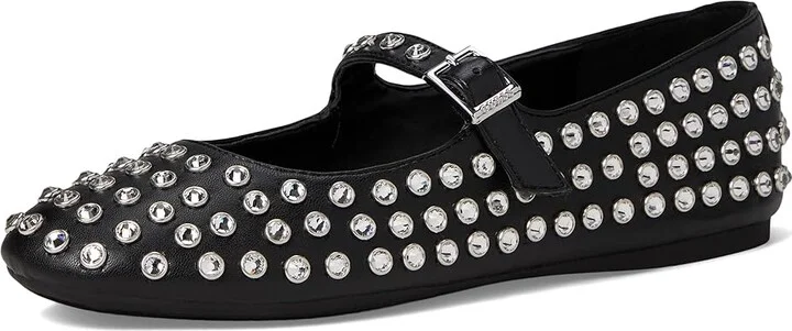 GUESS Kalidal Women's Flat Shoes Black Faux Leather : 9 M - Image 5