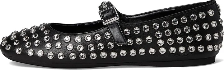 GUESS Kalidal Women's Flat Shoes Black Faux Leather : 9 M - Image 6