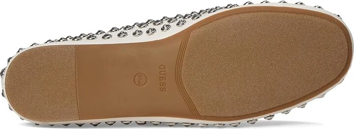 GUESS Kalidal Women's Flat Shoes White Faux Leather : 7.5 M - Image 3