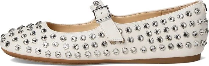GUESS Kalidal Women's Flat Shoes White Faux Leather : 7.5 M - Image 6