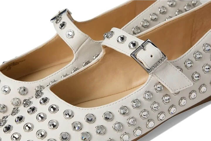 GUESS Kalidal Women's Flat Shoes White Faux Leather : 7.5 M - Image 7