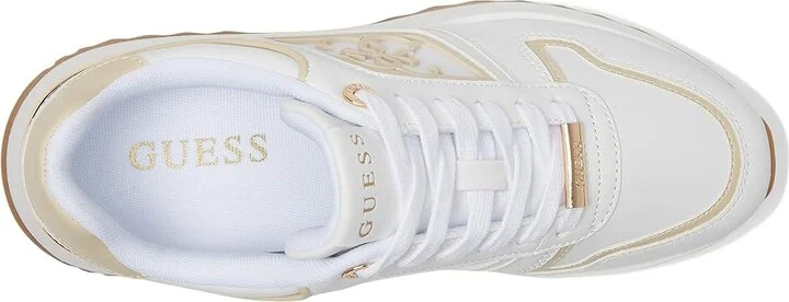 GUESS Koyaa Women's Cold Weather Boots White/Gold : 10 M, Synthetic - Image 2